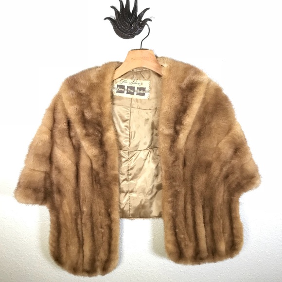 Carson Pirie Scott & Co. Jackets & Blazers - Vintage 40s or 50s mink fur shawl/stole